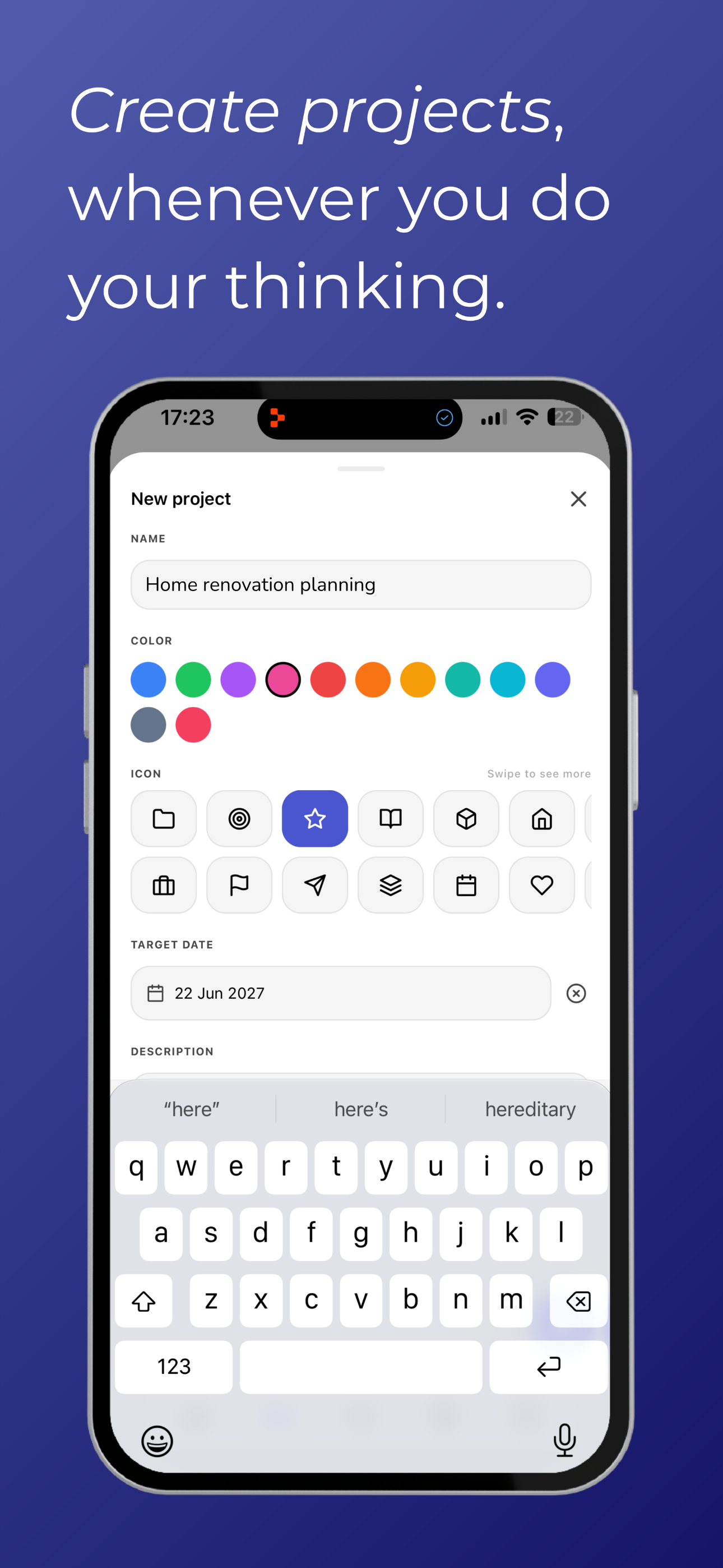 Noetic iOS — create a new project